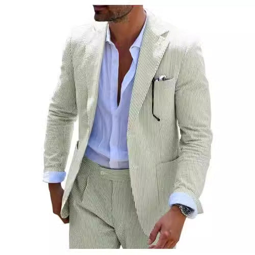 Seersucker summer suit product image 3