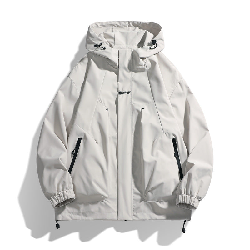 hooded casual jacket gallery image 1