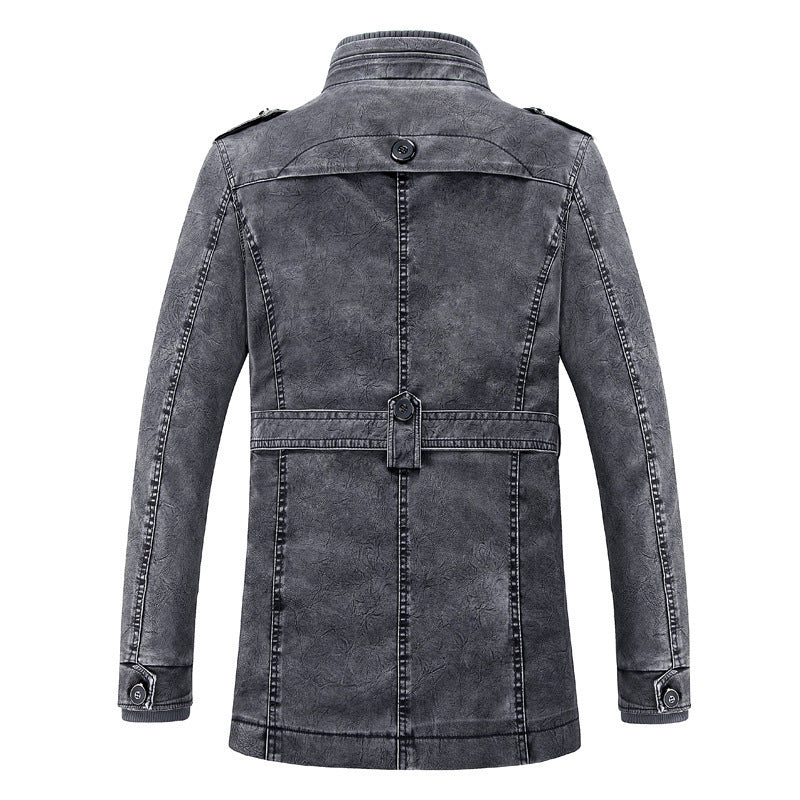 PU leather jacket product gallery image 4