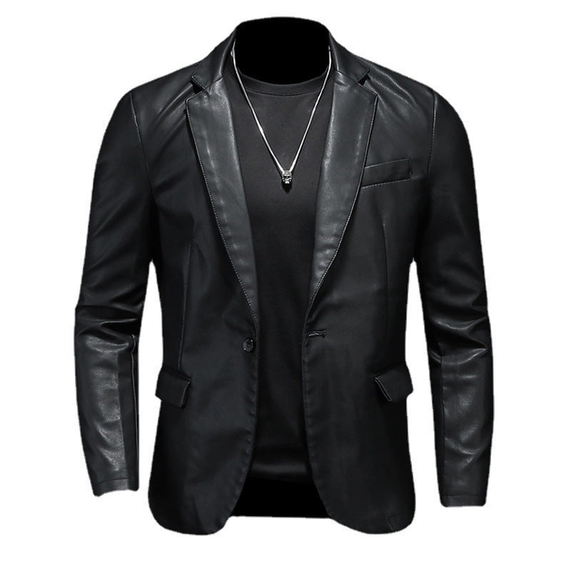 Black Leather Coat product image 5