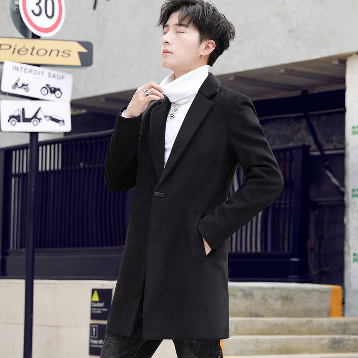 Double-faced wool coat gallery image 4