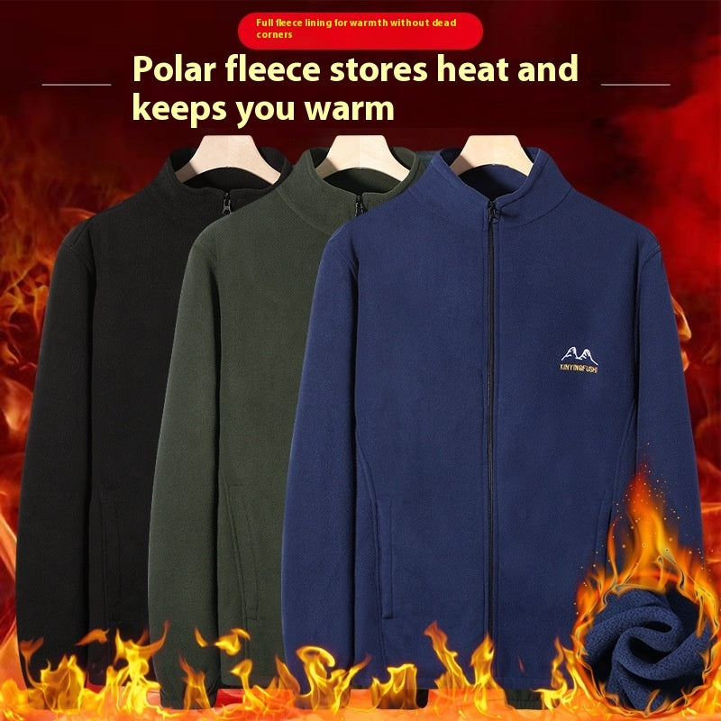 Polar fleece coat product view 2