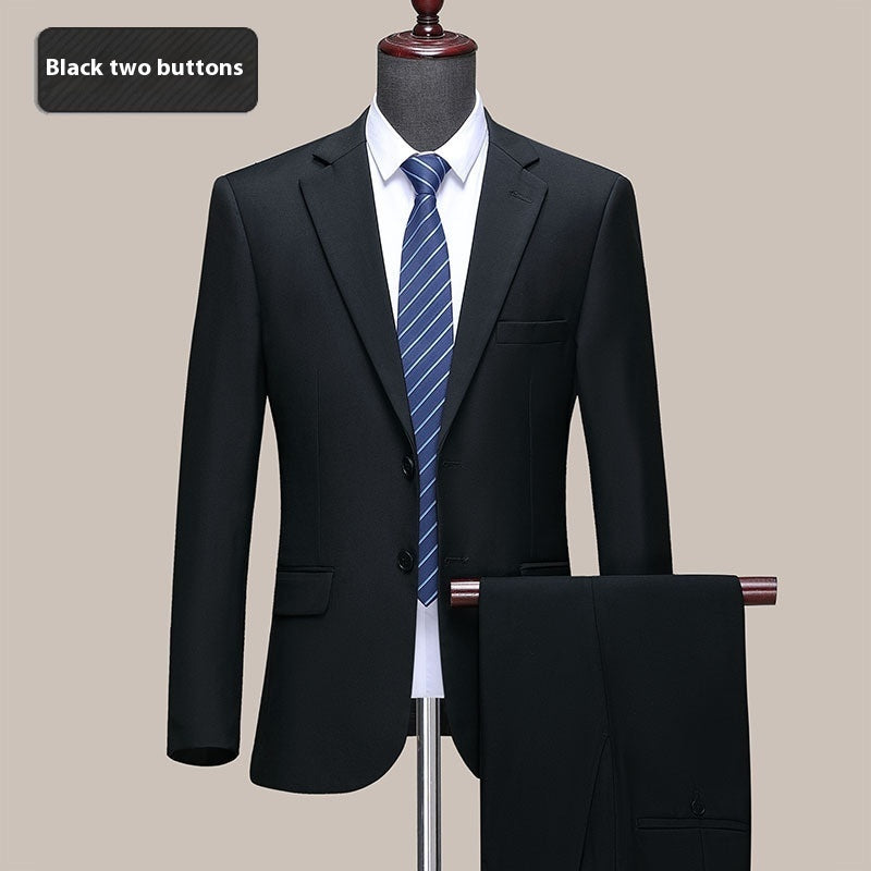 Men's wool suit gallery image 3, straight version