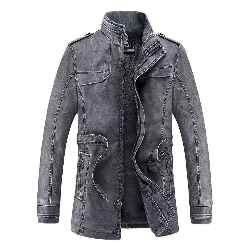 PU leather jacket product gallery image 5
