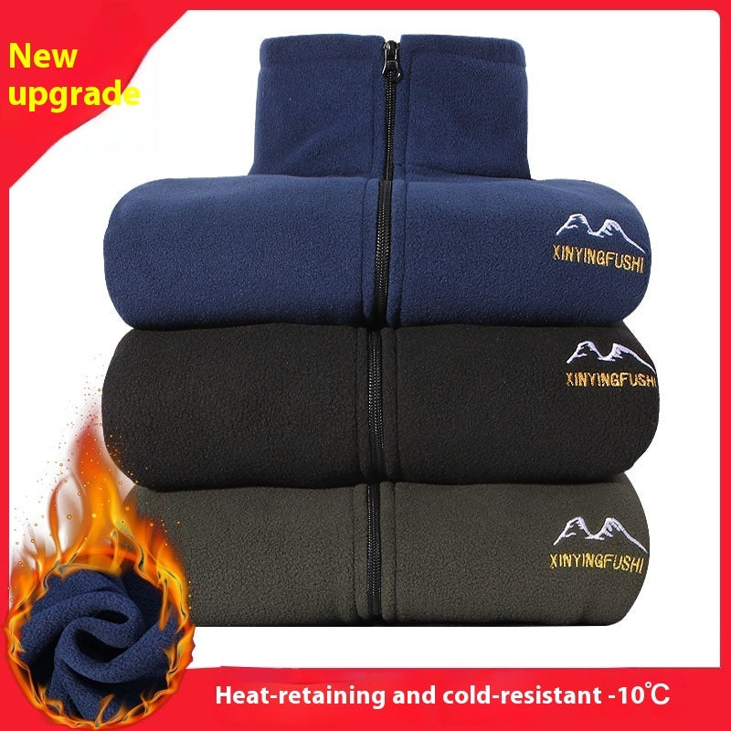 Polar fleece coat product view 3