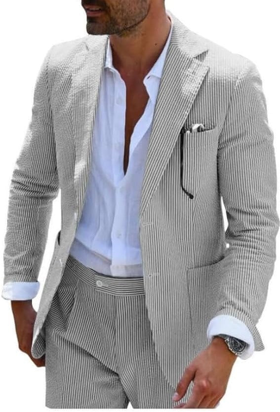 Seersucker summer suit product image 4
