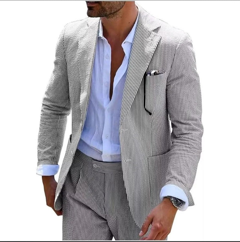 Seersucker summer suit product image 5
