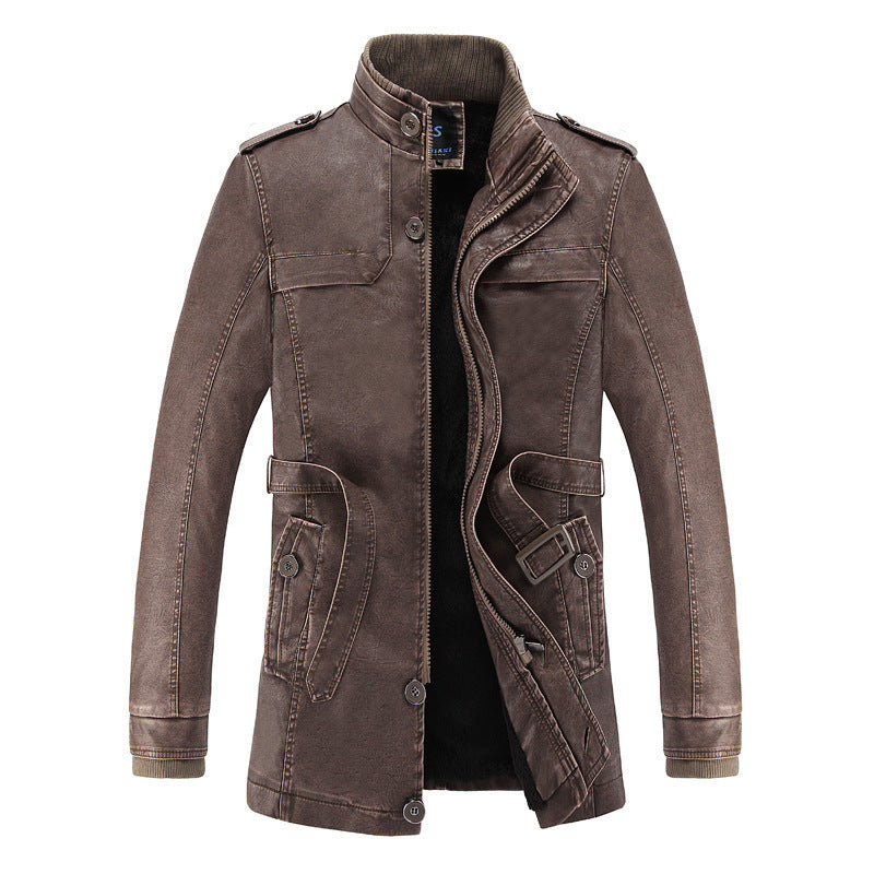 PU leather jacket product gallery image 1