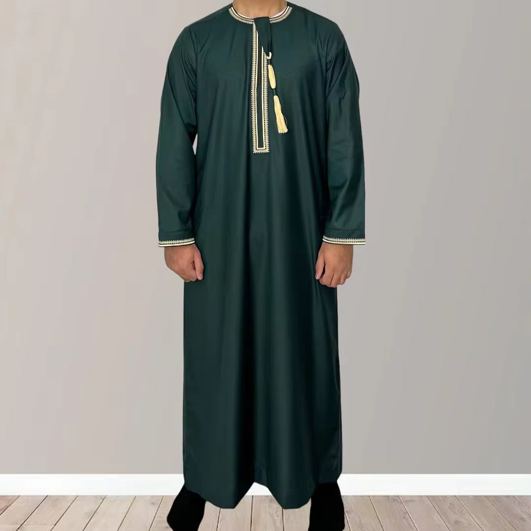 embroidered men's robe product image 1