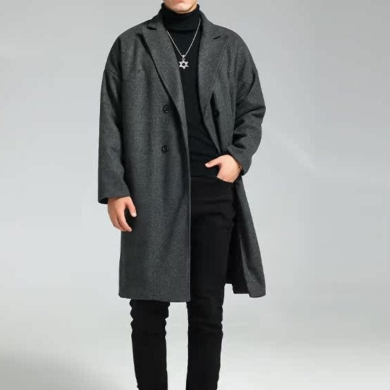 Gray Double Breasted Coat, gallery image 1
