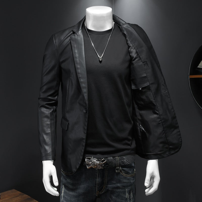 Black Leather Coat product image 4