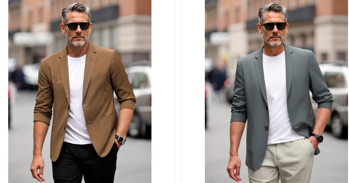 casual suit jacket product gallery image 4