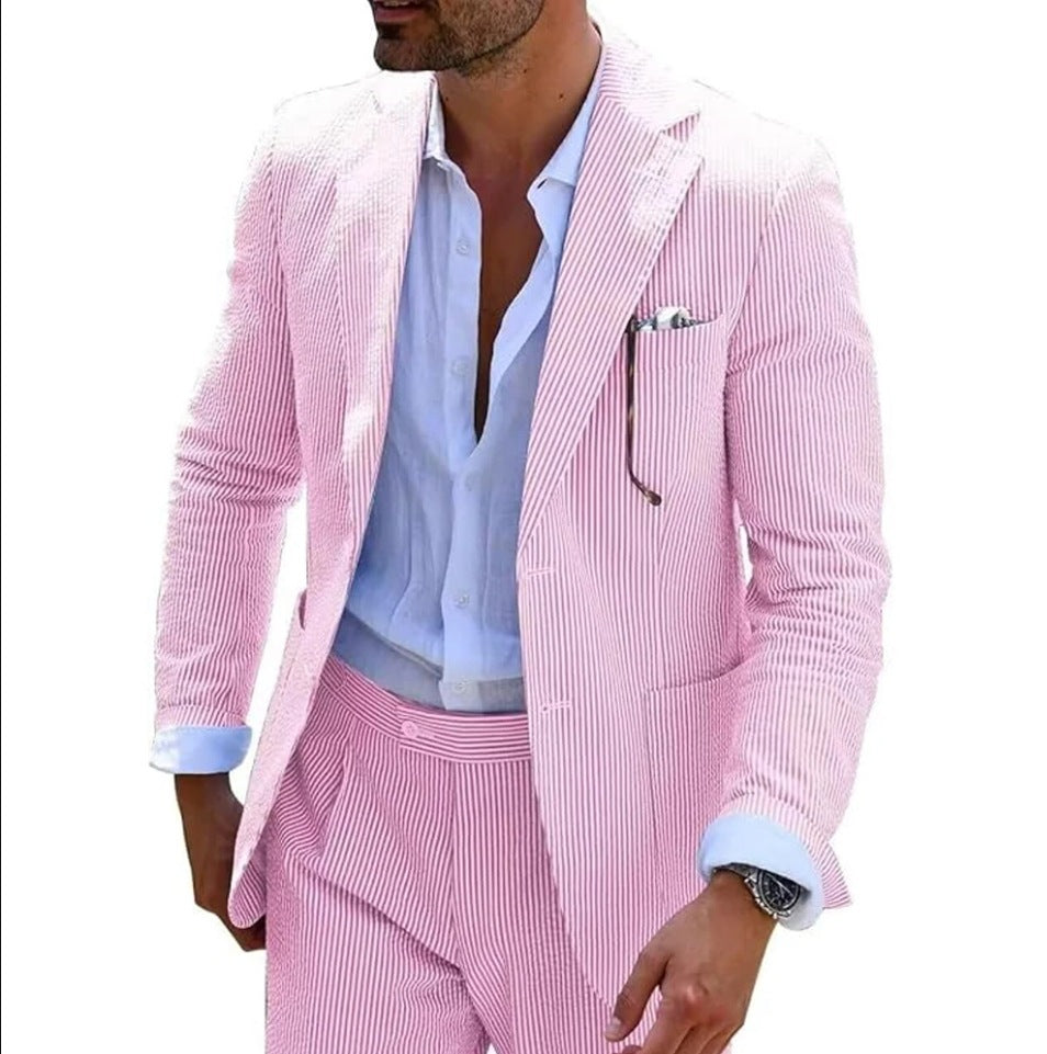 Seersucker summer suit product image 2