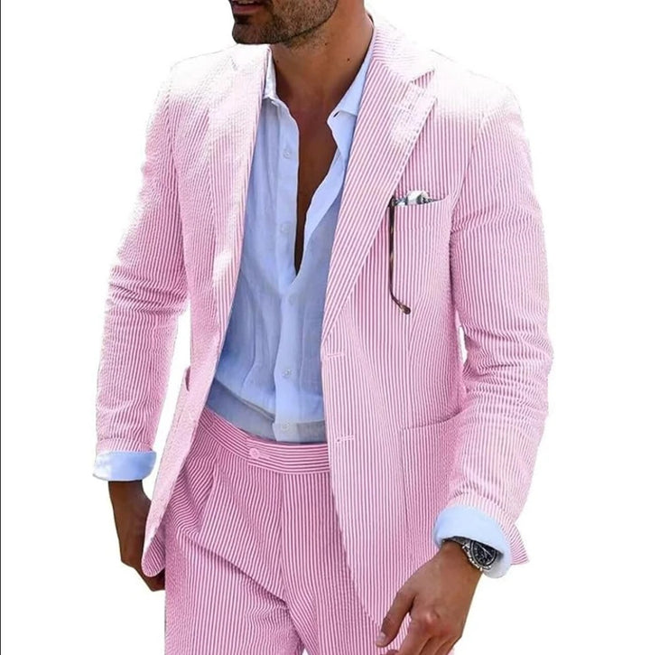 Seersucker summer suit product image 2