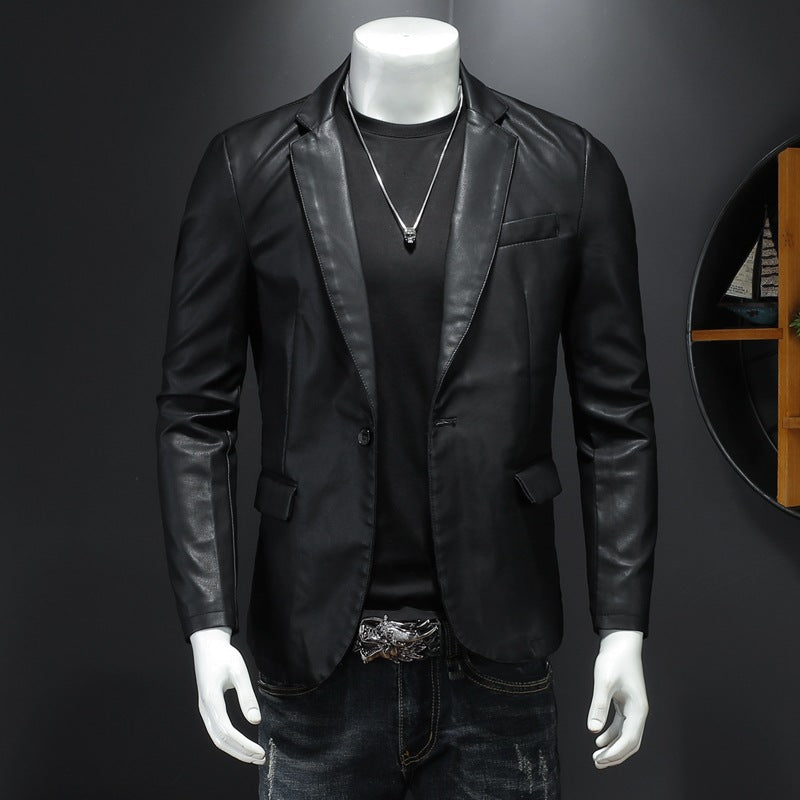 Black Leather Coat product image 2