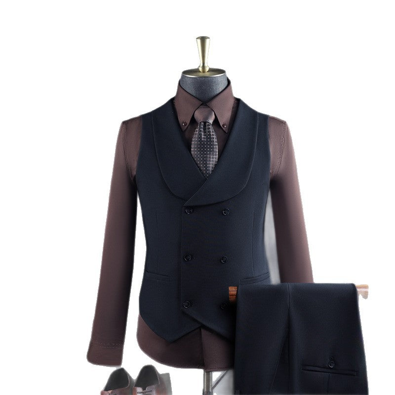 Double-Breasted Waistcoat in black, product image 3