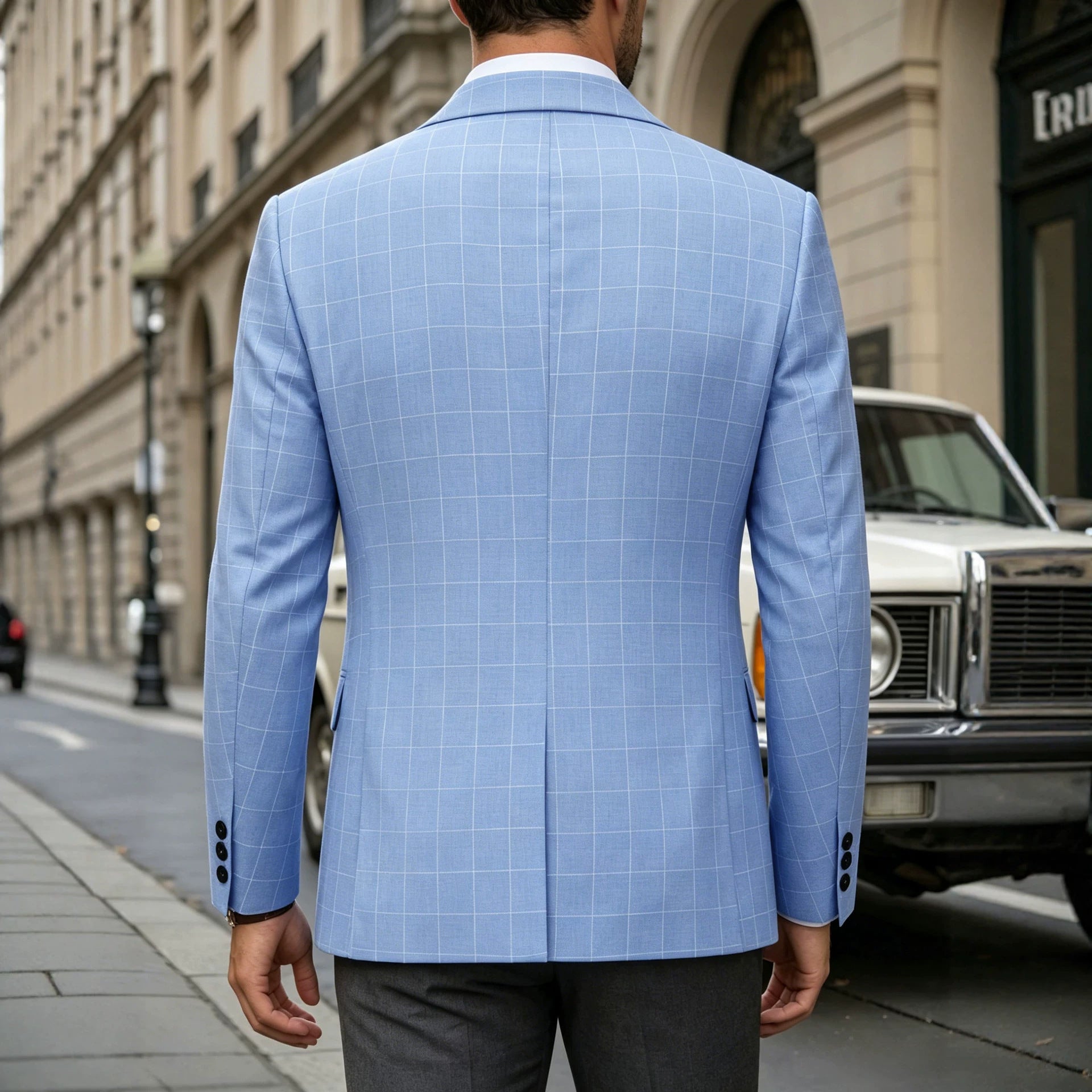 plaid suit jacket product image
