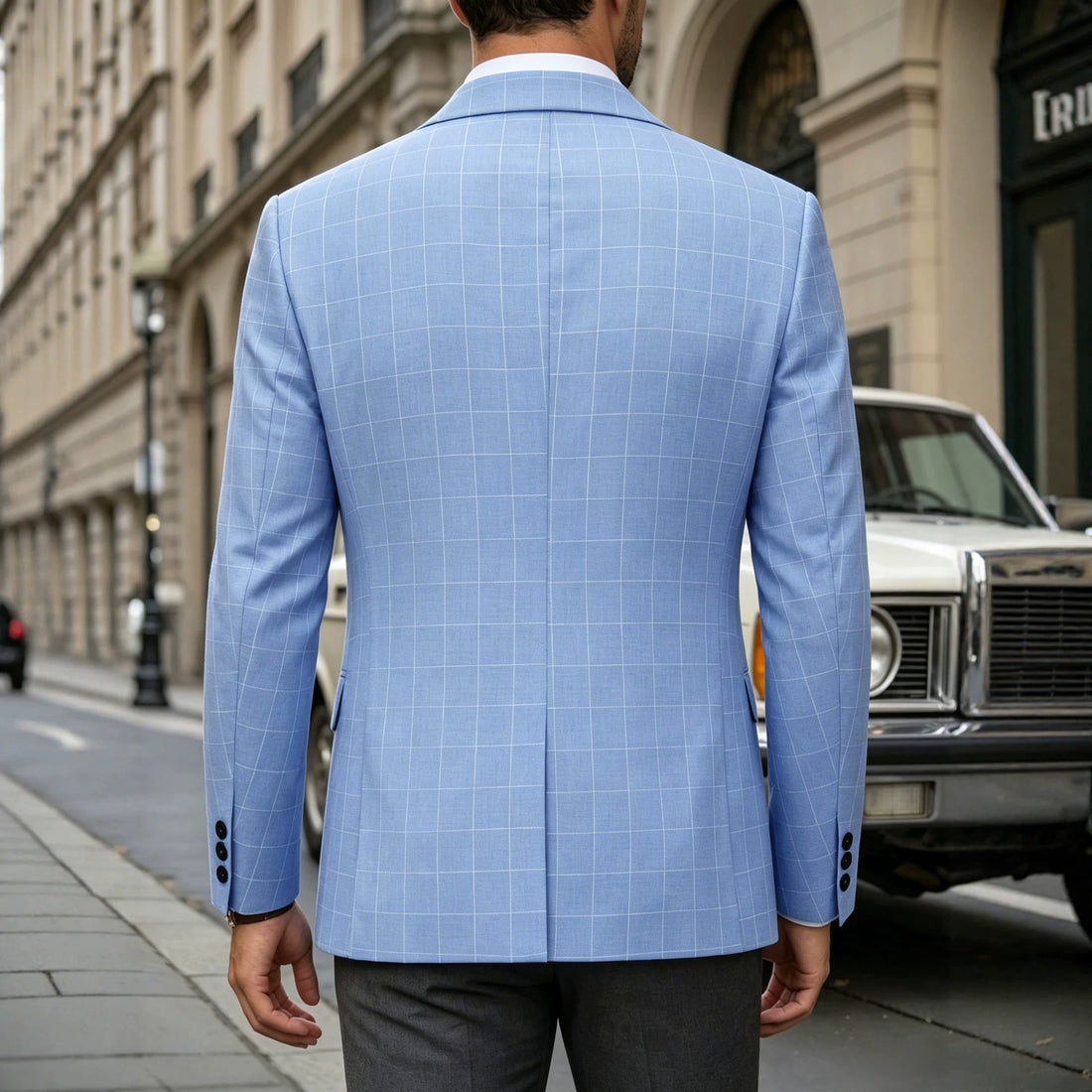 plaid suit jacket product image