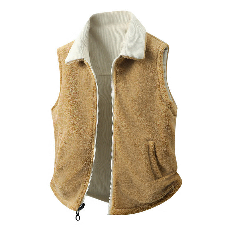 Jacquard Reversible Vest — gallery image 5